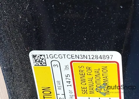 2022 Chevrolet Colorado 4Wd Short Box Lt z USA, uszkodzony, nr VIN 1GCGTCEN3N1284897